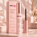 HerCare Peptide Lash Serum bottle and box